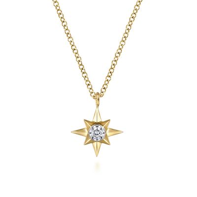 Star Pendant | 14k Yellow